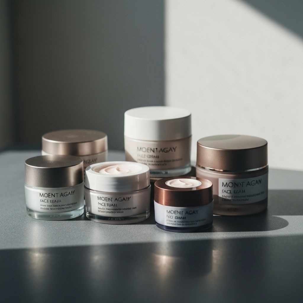 Women's face creams and skincare